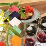 銀座 しのはら - 七夕の短冊も