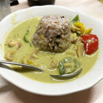 がばちょ - グリーンカレー（米）（630円）