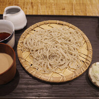 浅草 ひら山 - せいろ(900円)+木の実つゆ付き(300円)