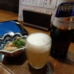 washokuizakayashummon - アマダイの南蛮揚げとノンアルコールビール