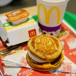 マクドナルド - マックグリドル ソーセージエッグセット (￥550)