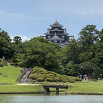 松寿司 - 後楽園から岡山城を望む