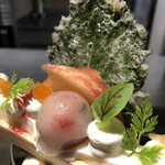 PATISSERIE ASAKO IWAYANAGI - パルフェビジュー ジャポネ モモ