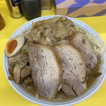 ラーメン ヒカリ - DXラーメン300gヤサイアブラマシ