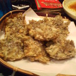 琉球料理 あかさたな - もずくの天ぷら