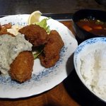レストラン艸葉 - カキフライ定食