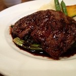ビストロ カンパーニュ - Aランチのメイン　＋500円の牛肉のバベットステーキ