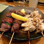 左より：ハラミ、軟骨