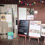 Sacre Fleur Karuizawa - Menu Sign at the Entrance