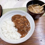 Nouka Resutoran En - カレーライス　味噌汁