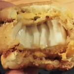 裕の輪 - 帆立貝柱のミニバーガー断面