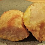 裕の輪 - シラサエビすり身＆玉蜀黍揚げ