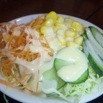 中国料理　華宮 - 野菜サラダは中華料理の口直しに最適です