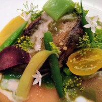 ラ・ベカス - 黒鮑はたっぷりした厚みがあり満足感あり！