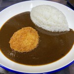 あさると - ゴロッとイカメンチカレー