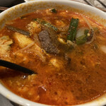 焼肉ホルモン 風土. - ユッケジャンスープ