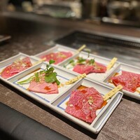 李昇 本館 - カウンター限定　希少部位2枚メニュー（全6種類　各2枚）