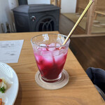 農園カフェ そら - 自家製紫蘇ジュース605円