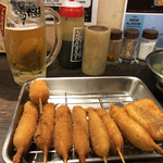 だるま - 生ビール/串かつ