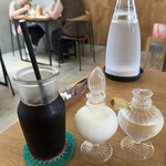 the DAYS CAFE&KITCHEN - アイスコーヒーのカップも可愛い"(∩>ω<∩)"