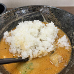 麺処 ごまや - 僕はこのドボン！が好きなので、替玉はせず。