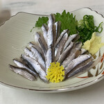 源蔵本店 - 小いわし刺身 650円