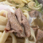 糸庄 本店 - もつ煮込みうどん¥980
                                生卵¥70