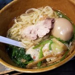 塩そば専門店 桑ばら - 博多地鶏の淡麗塩つけそば