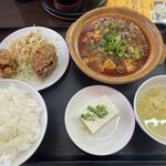 陳記饅頭 - ランチメニューの『麻婆豆腐』　700円税込