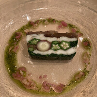 フランス料理 タンモア - アミューズ「夏野菜と穴子のテリーヌ」