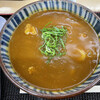 Michinoekikyoutambaajimunosato - カレー黒豆うどん750円