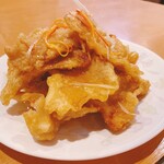 森海 - 豚肉の天ぷら甘酢あんかけ 