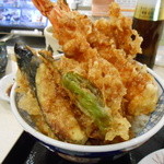 沼津魚がし鮨 二代目魚がし - すっごいボリューム天丼
