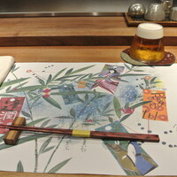 日本料理 潤花 - ２０２２年７月１６日のテーブルセット