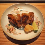 とり茶太郎 - 名古屋コーチン もも肉 炙り