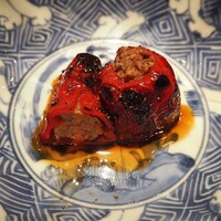 とり茶太郎 - 肉詰めピーマン（アップ）