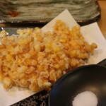 季節料理 よし野 - トウモロコシの天ぷら