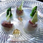 横浜うかい亭 - 前菜　桜鯛のマリネ