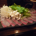 魚菜 由良 - 寒鰤のしゃぶしゃぶ