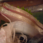 魚菜 由良 - 向付　ズームアップ