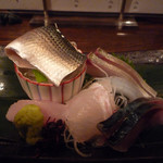 魚菜 由良 - 向付　ズームアップ