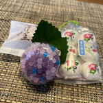 Sakamotoya - 季節らしい紫陽花の金平糖と他の菓子も購入