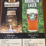 スポーツ酒場 ダグアウト - クラフトビールメニュー１