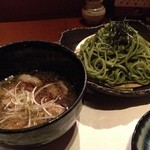 元町 井おか - あぐー豚の茶そば