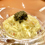 美会 - 毛蟹にトリュフを乗せて