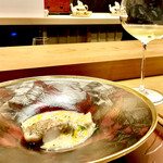 美会 - 赤ムツは干貝柱で出汁を取った新蓮根ソースで　これが又旨いのだよ