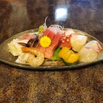 魚定 - 上刺身盛合せ