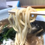 the ZONE - 濃厚煮干ら〜めん　麺アップ