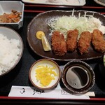 魚や 旬 - ・「本日のフライ定食 牡蠣フライ(¥1100)」