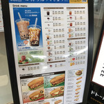 ドトールコーヒーショップ - 店外メニュン